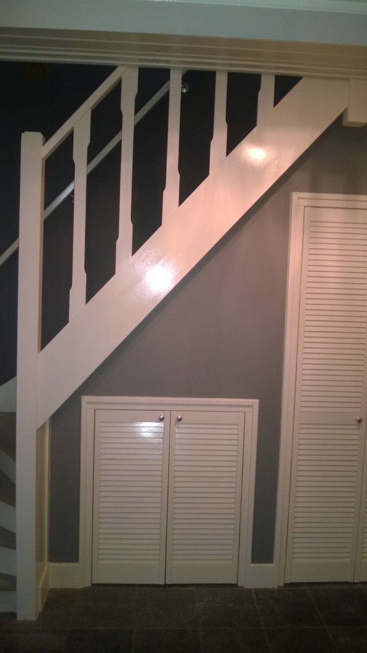 Wonderlijk Renoveren trap plus kast onder trap maken | Onderhouds- en MI-92